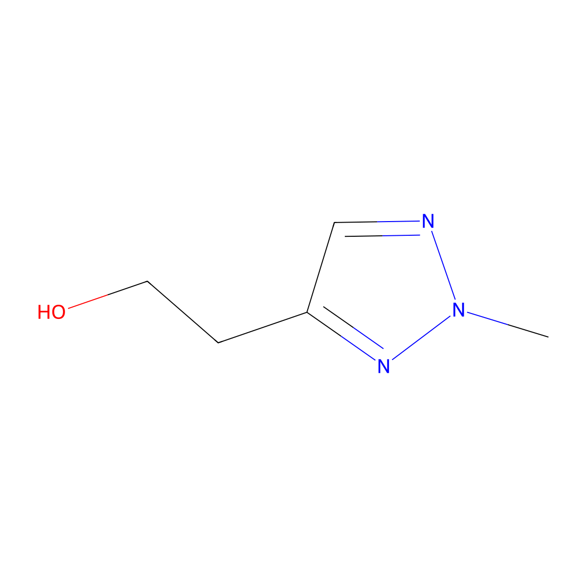 2-(2-Methyl-2H-[1,2,3]triazol-4-YL)-ethanol molecular structure, CAS 1849359-13-2