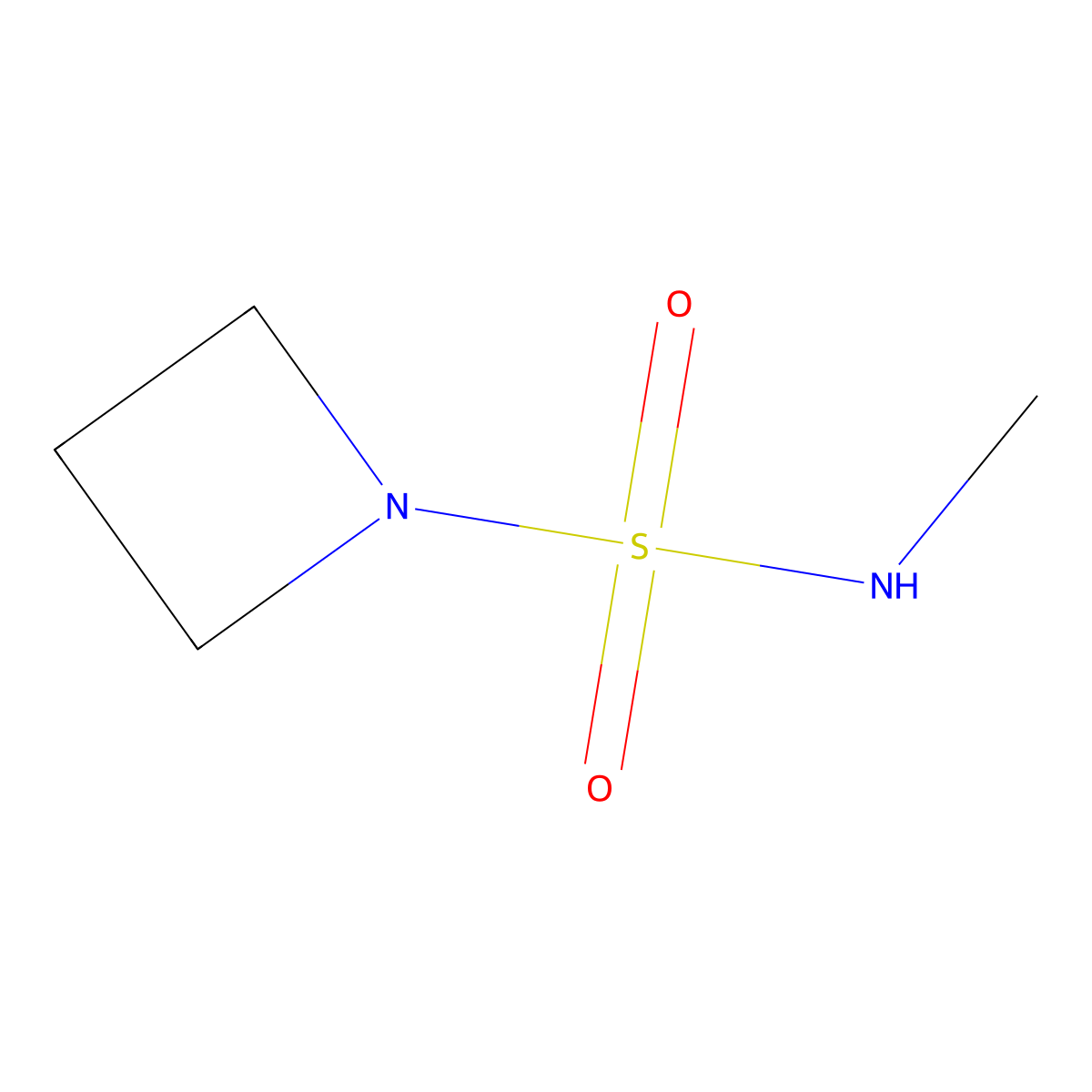 N-methylazetidine-1-sulfonamide molecular structure, CAS 1849360-83-3