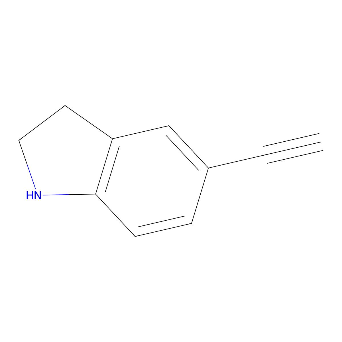 5-Ethynylindoline molecular structure, CAS 1849377-90-7