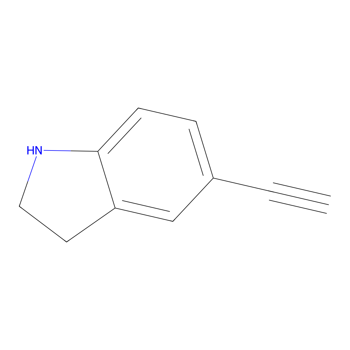 5-Ethynylindoline molecular structure, CAS 1849377-90-7