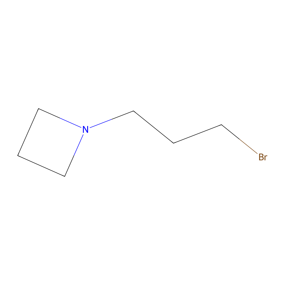 1-(3-Bromopropyl)azetidine molecular structure, CAS 1849381-27-6