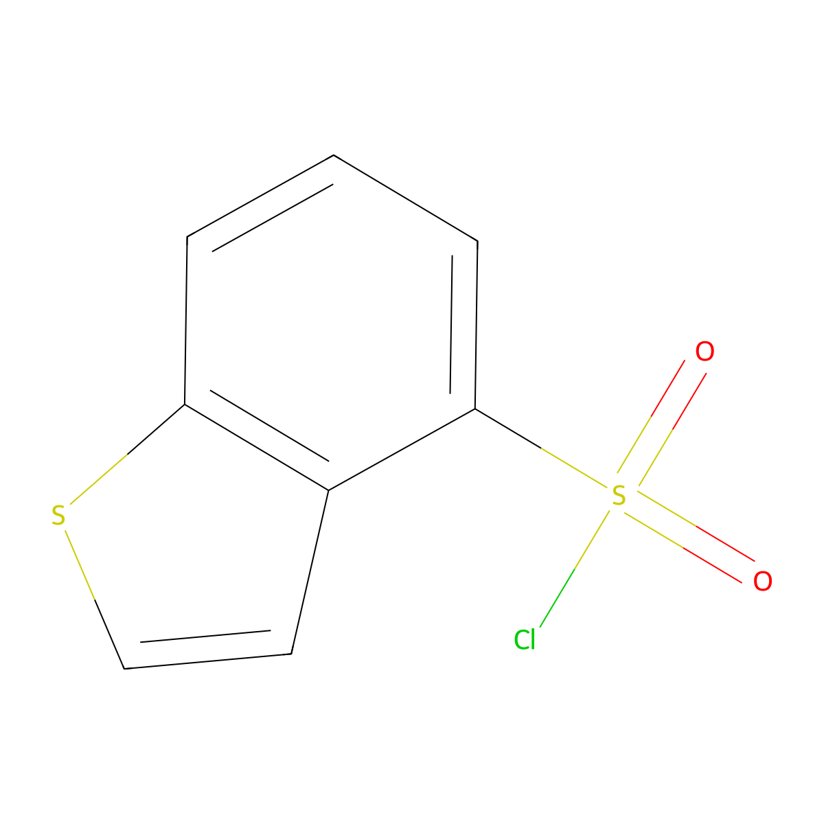 Benzo[b]thiophene-4-sulfonyl chloride molecular structure, CAS 18494-88-7