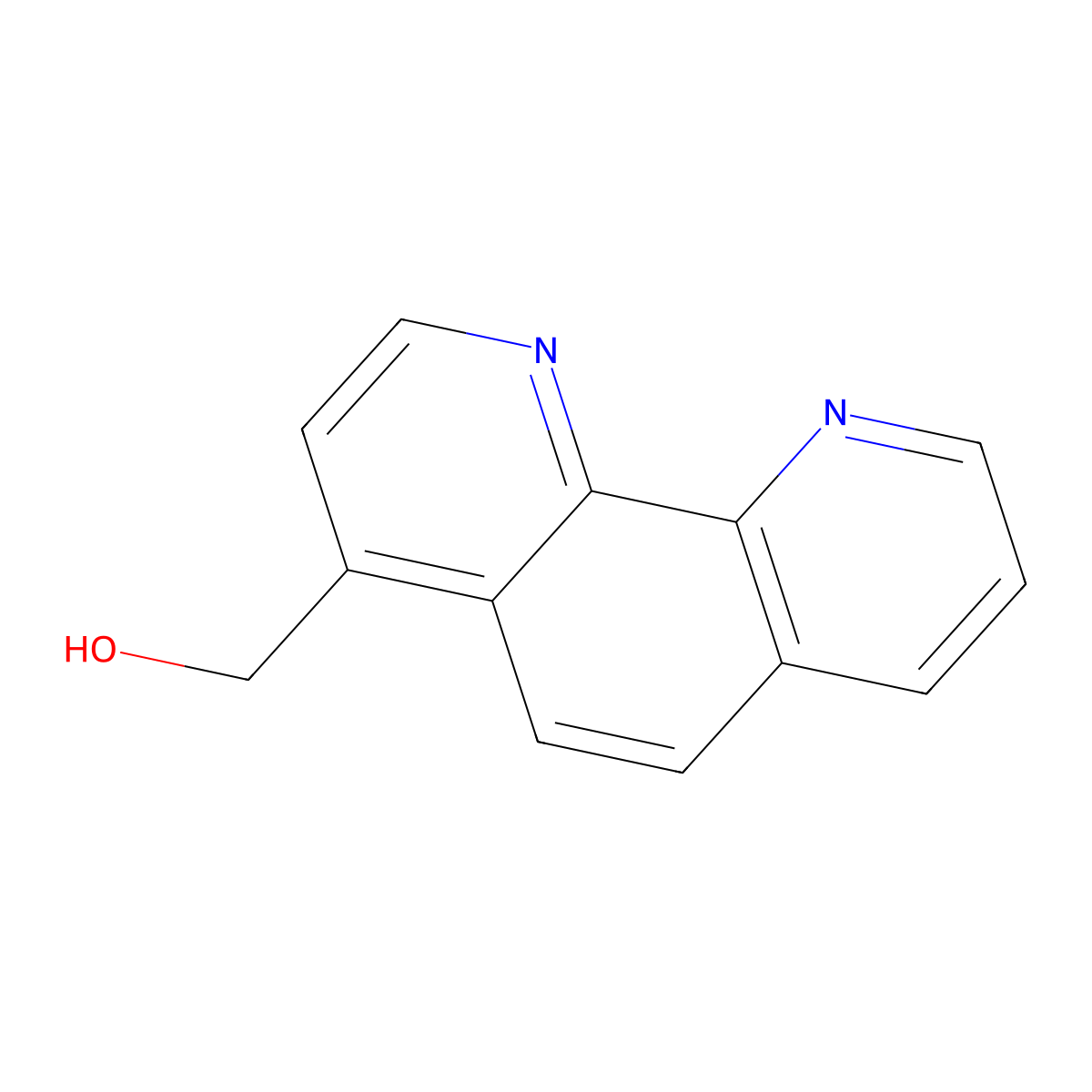 (1,10-Phenanthrolin-4-yl)methanol molecular structure, CAS 184946-30-3