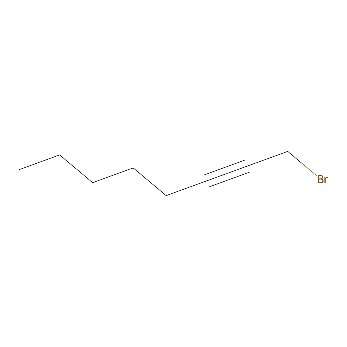 1-Bromo-2-octyne molecular structure, CAS 18495-27-7