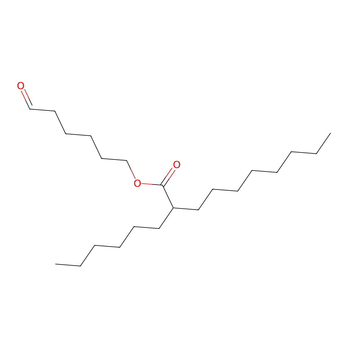 6-Oxohexyl 2-hexyldecanoate molecular structure, CAS 1849616-54-1