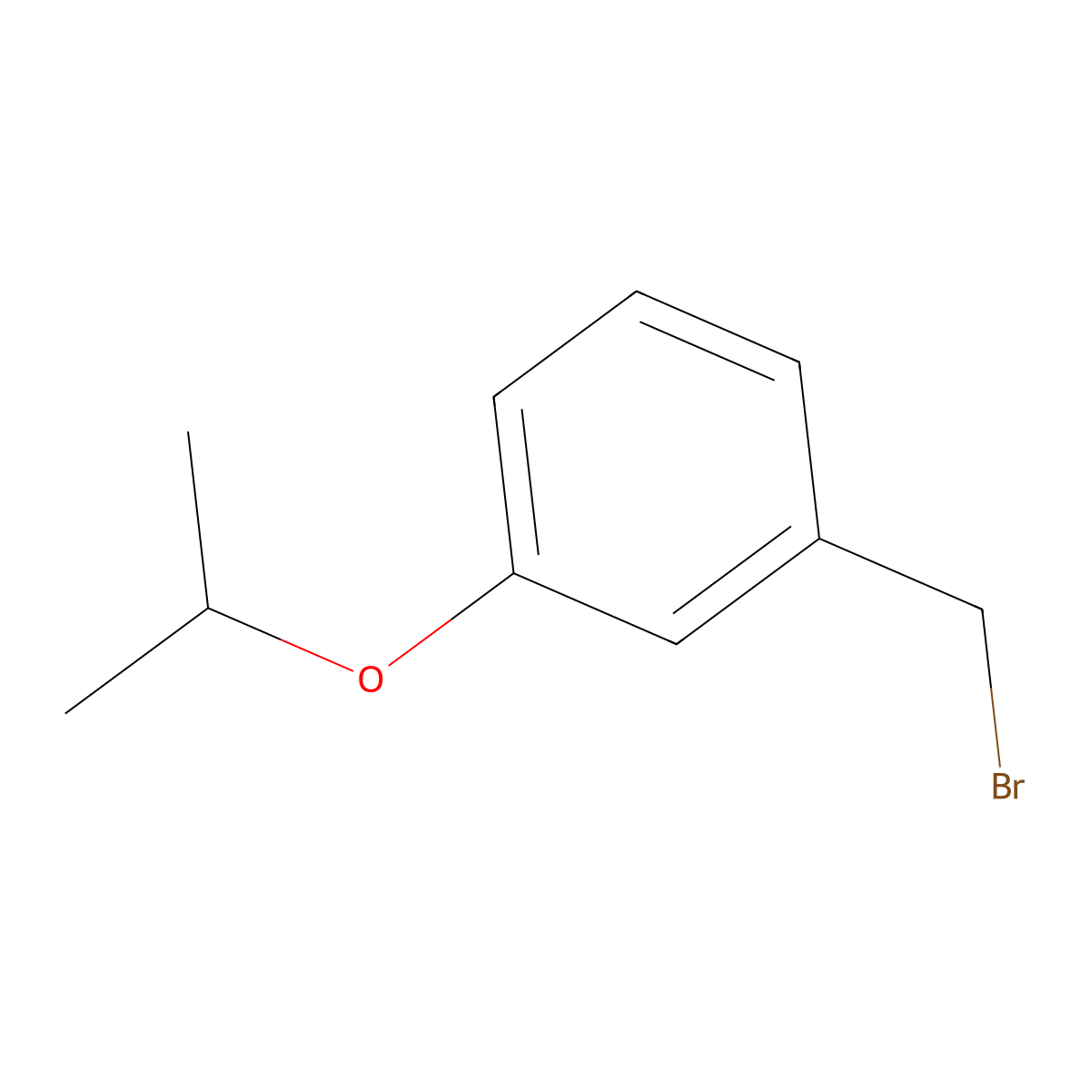 1-(Bromomethyl)-3-(propan-2-yloxy)benzene molecular structure, CAS 184970-27-2