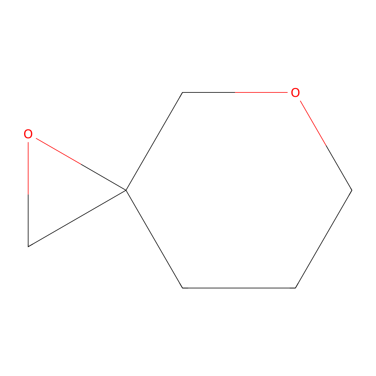 1,5-Dioxaspiro(2.5)octane molecular structure, CAS 185-75-1