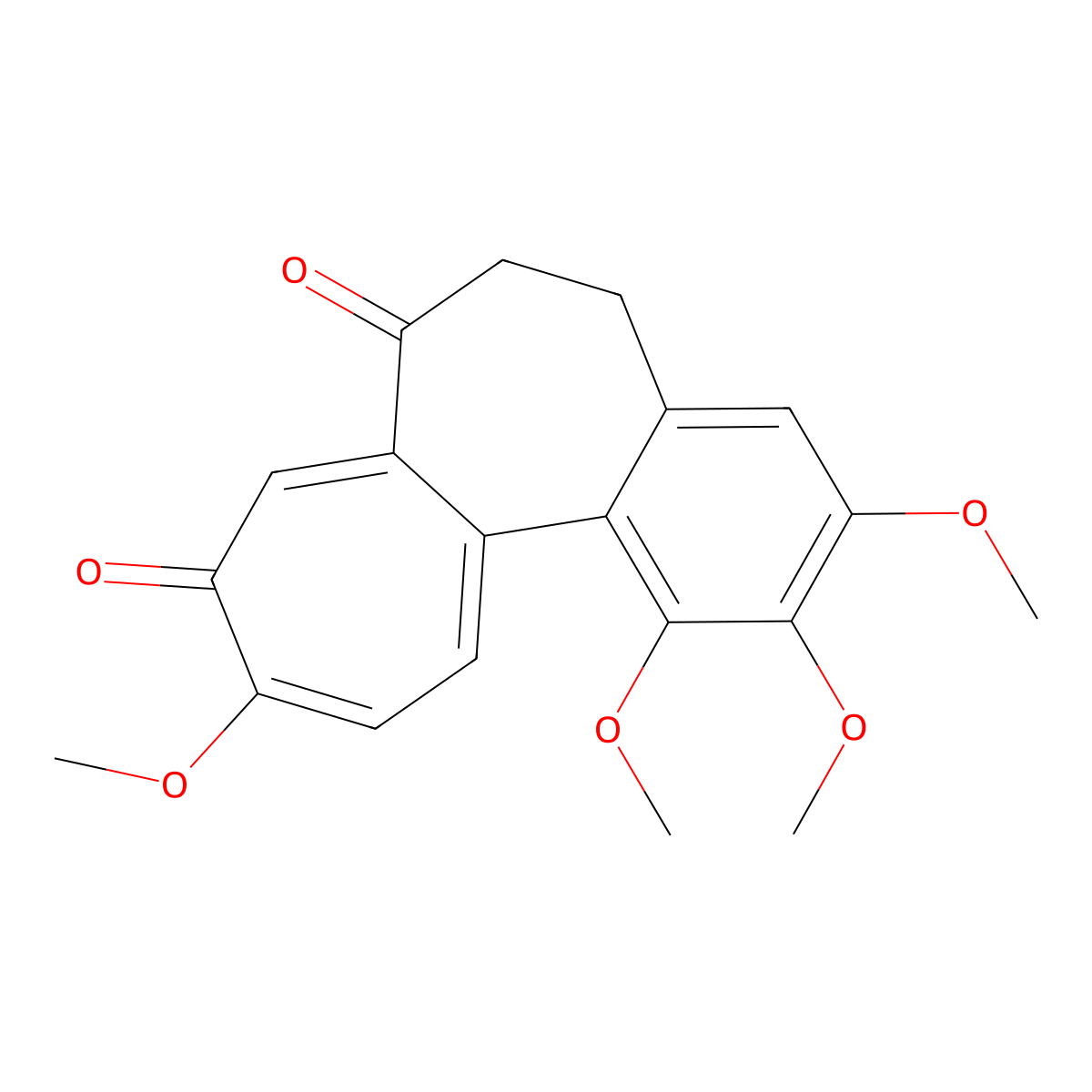 Deacetylamino-7-oxocolchicine molecular structure, CAS 1850-57-3
