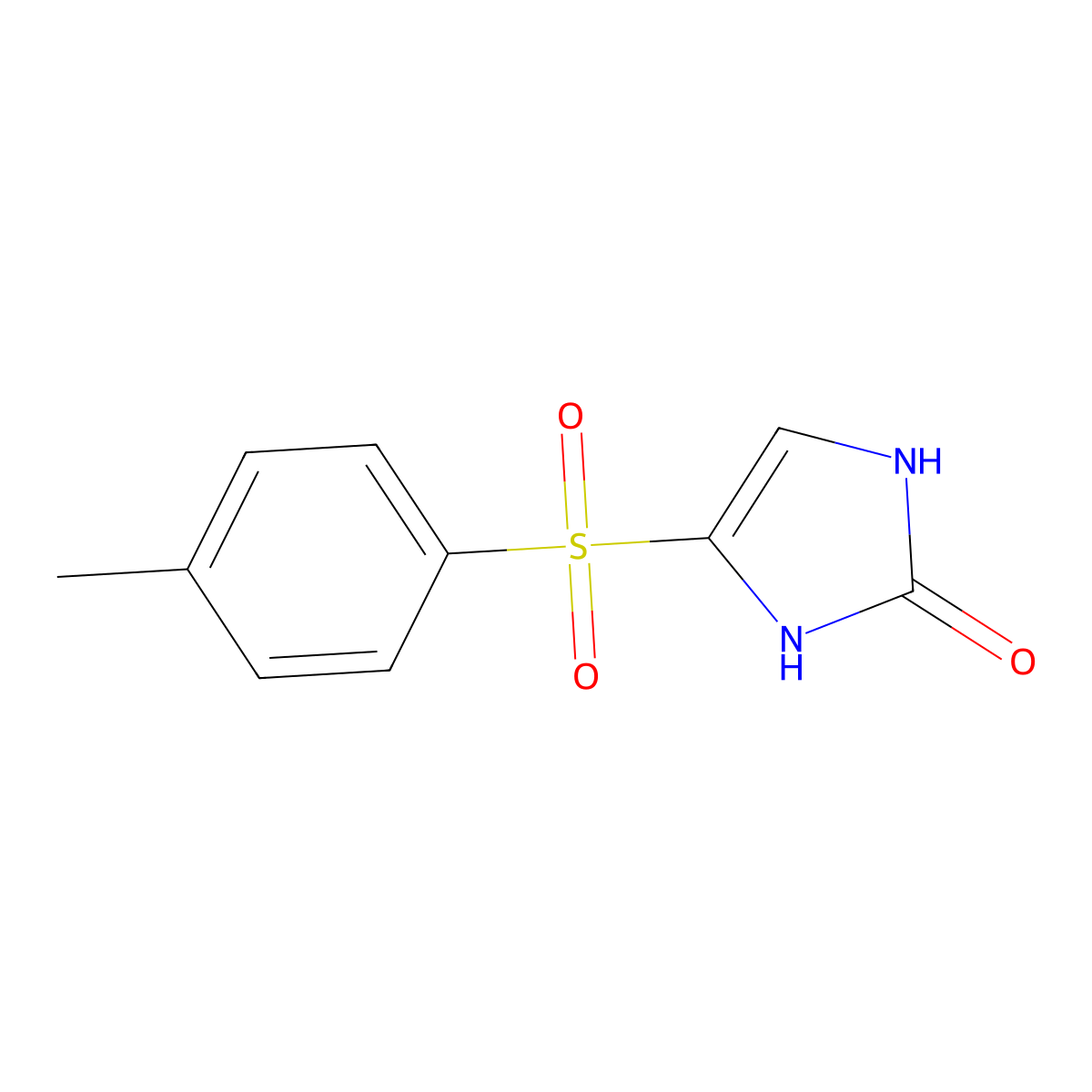 4-[(4-Methylphenyl)sulfonyl]-1,3-dihydro-2H-imidazol-2-one molecular structure, CAS 185010-98-4