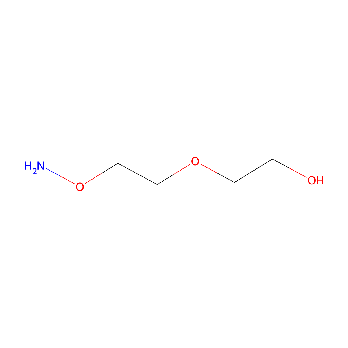 2-[2-(Aminooxy)ethoxy]ethan-1-ol molecular structure, CAS 185022-12-2