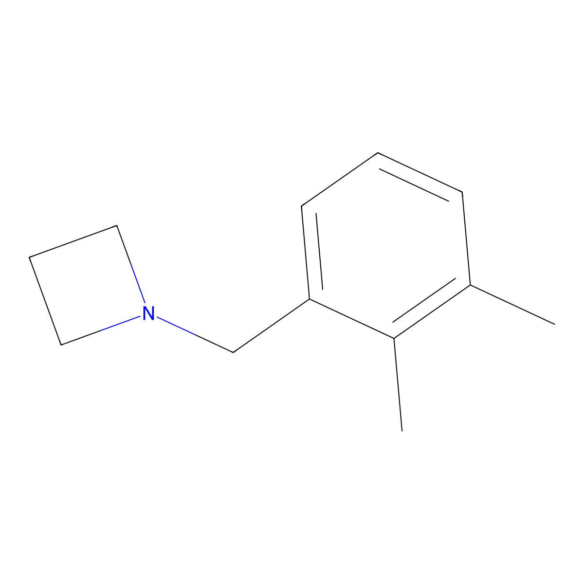 1-(2,3-Dimethylbenzyl)azetidine molecular structure, CAS 1850339-56-8