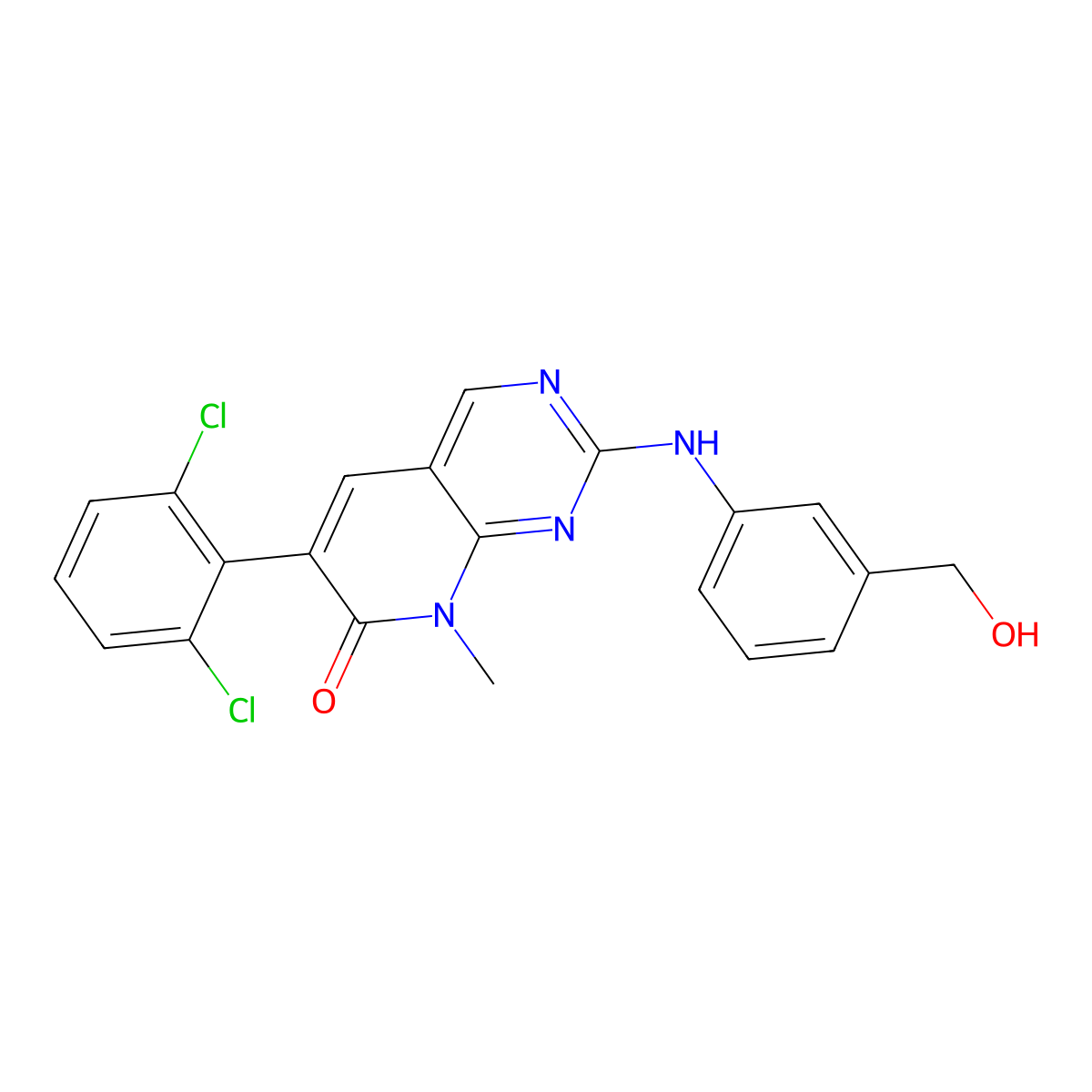 PD-166326 molecular structure, CAS 185039-91-2