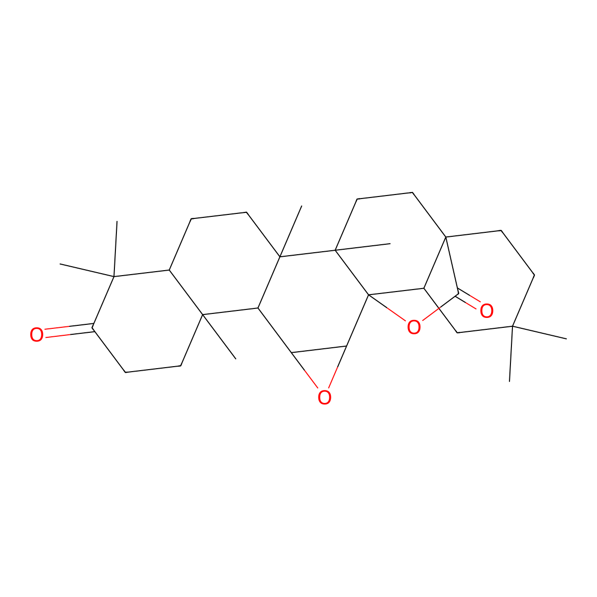 Liquidambaric lactone molecular structure, CAS 185051-75-6