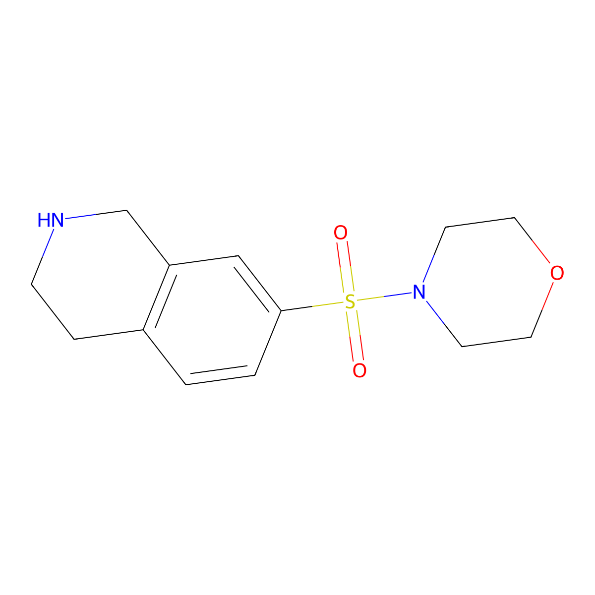 7-(Morpholine-4-sulfonyl)-1,2,3,4-tetrahydroisoquinoline molecular structure, CAS 185059-05-6