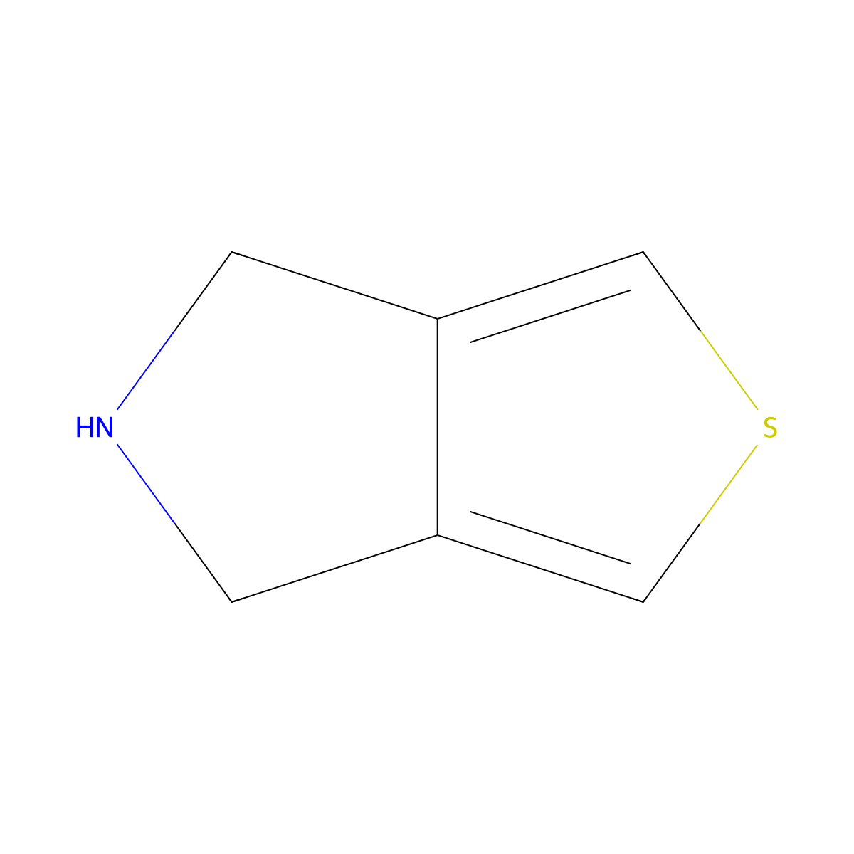 5,6-Dihydro-4H-thieno[3,4-c]pyrrole molecular structure, CAS 185065-69-4