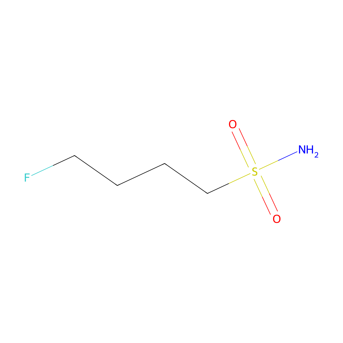 4-Fluorobutane-1-sulfonamide molecular structure, CAS 1850681-96-7