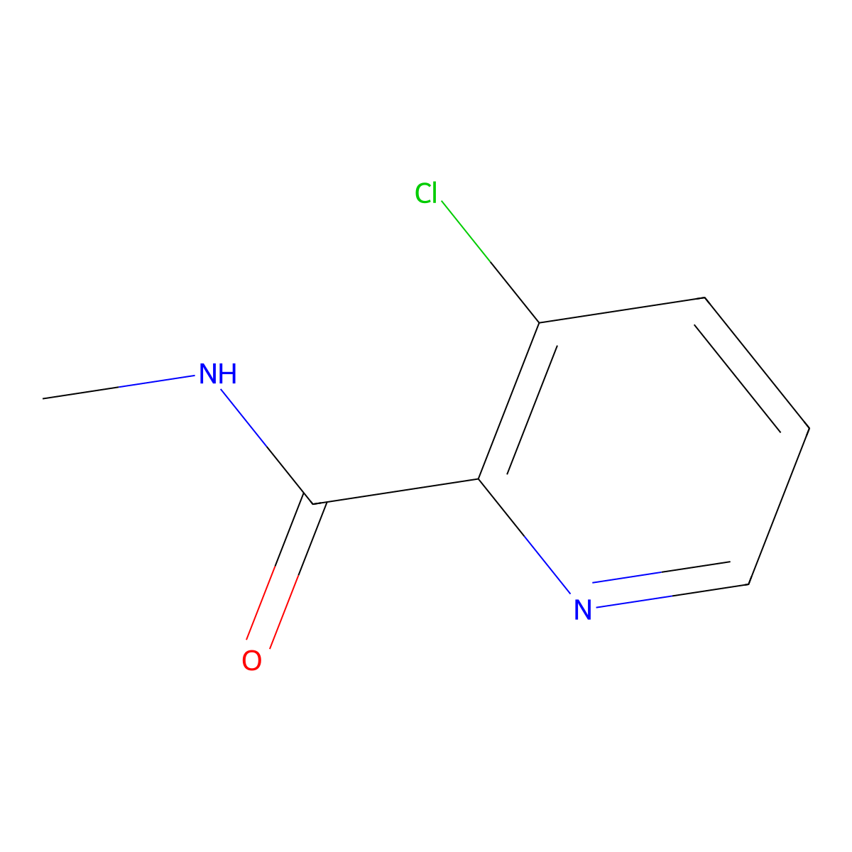 3-Chloro-N-methylpicolinamide molecular structure, CAS 1850693-67-2
