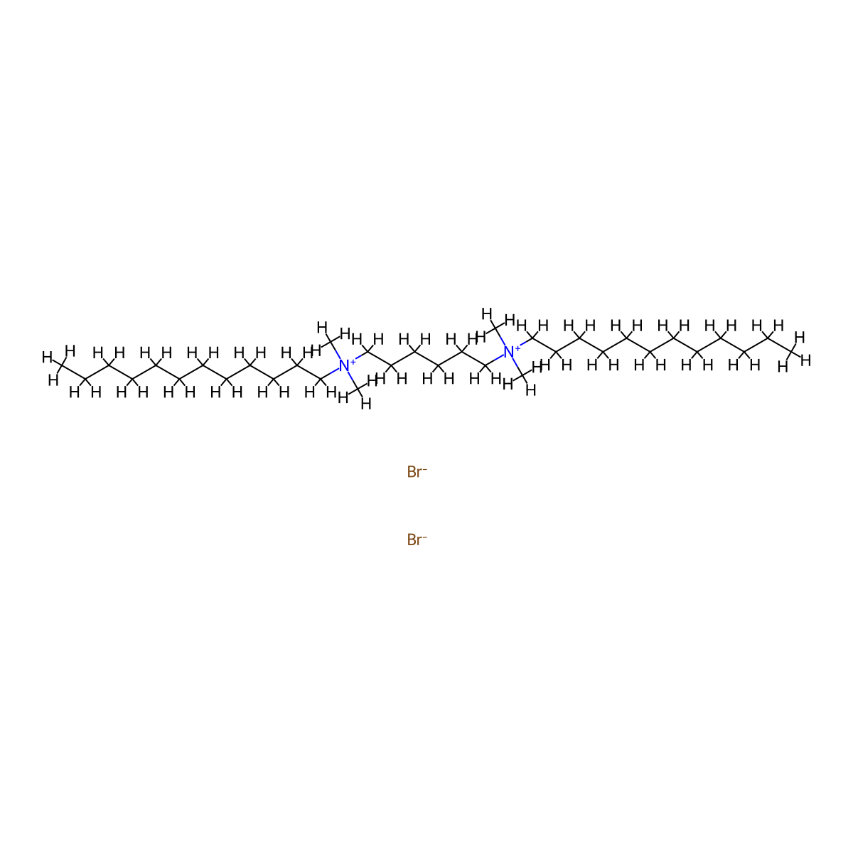 N1,N6-Didodecyl-N1,N1,N6,N6-tetramethylhexane-1,6-diaminium bromide molecular structure, CAS 18507-15-8