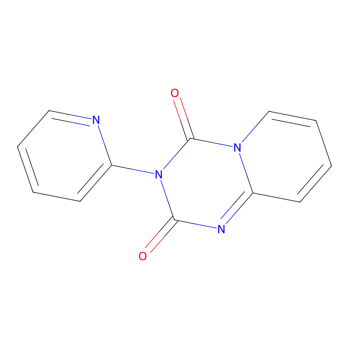 3-(2-Pyridyl)pyrido[1,2-a][1,3,5]triazine-2,4-dione molecular structure, CAS 18510-73-1