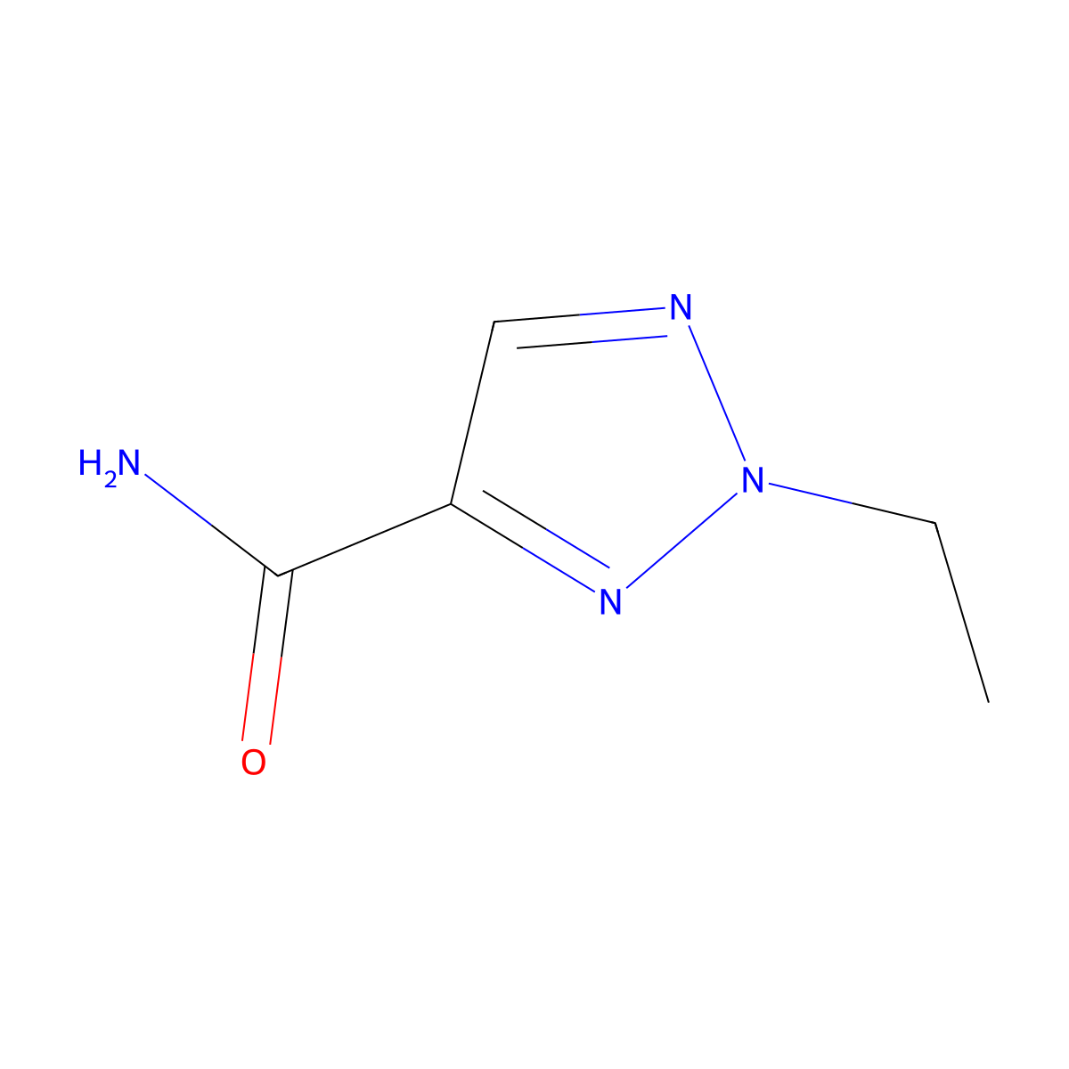 2-Ethyl-2H-1,2,3-triazole-4-carboxamide molecular structure, CAS 1851051-03-0