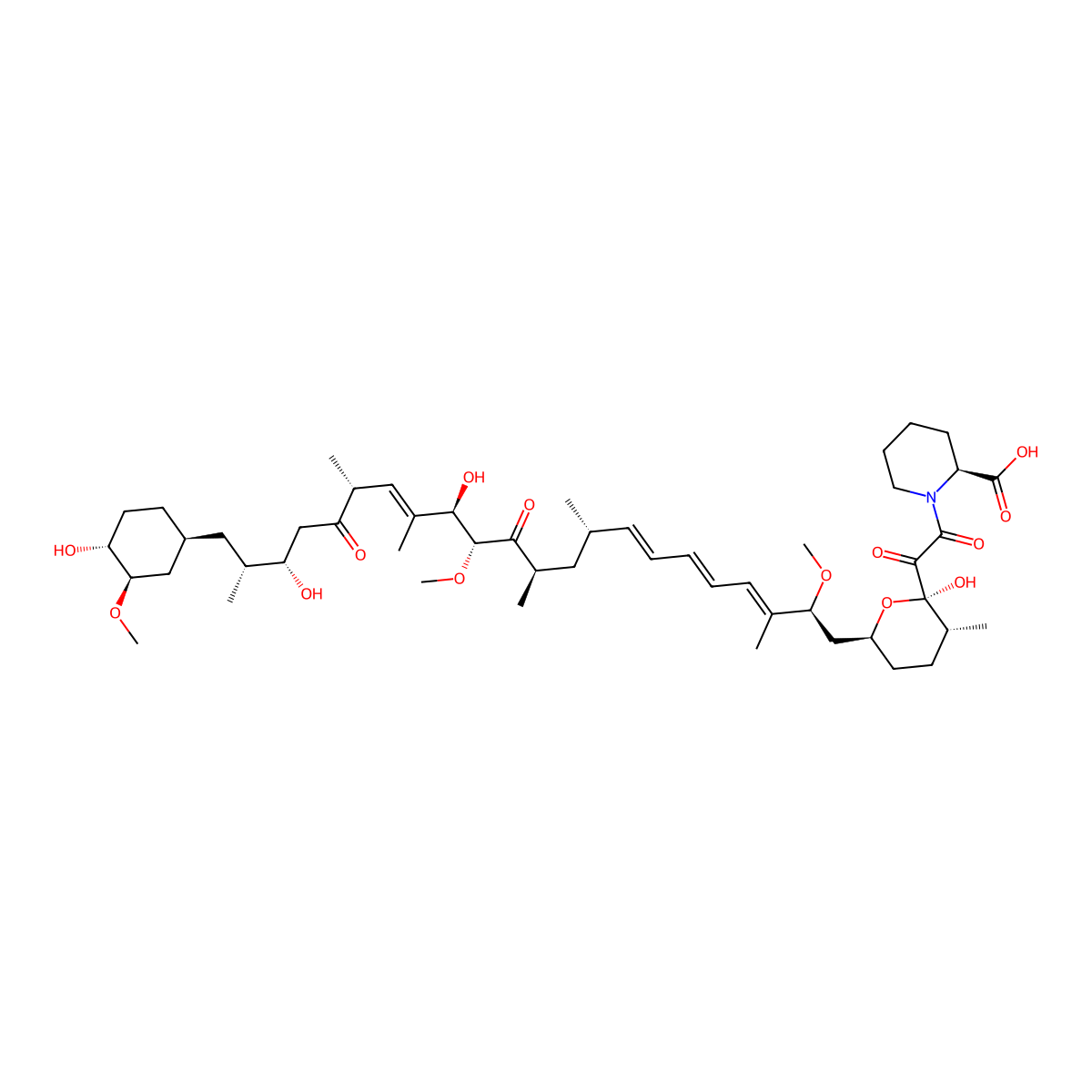 Secorapamycin B molecular structure, CAS 185107-79-3