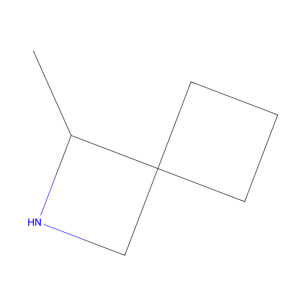 3-Methyl-2-azaspiro[3.3]heptane molecular structure, CAS 1851098-14-0