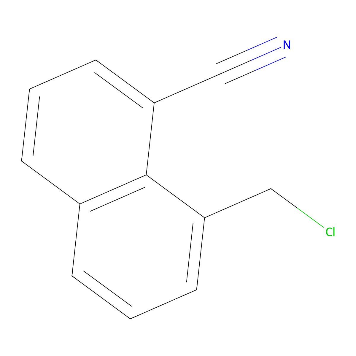 8-(Chloromethyl)-1-naphthonitrile molecular structure, CAS 18512-45-3