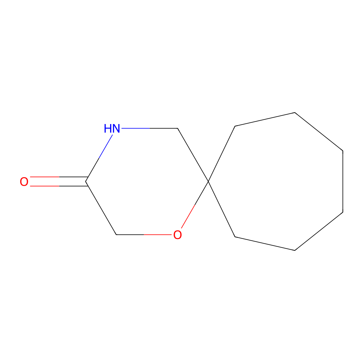 1-Oxa-4-azaspiro[5.6]dodecan-3-one molecular structure, CAS 1851437-70-1