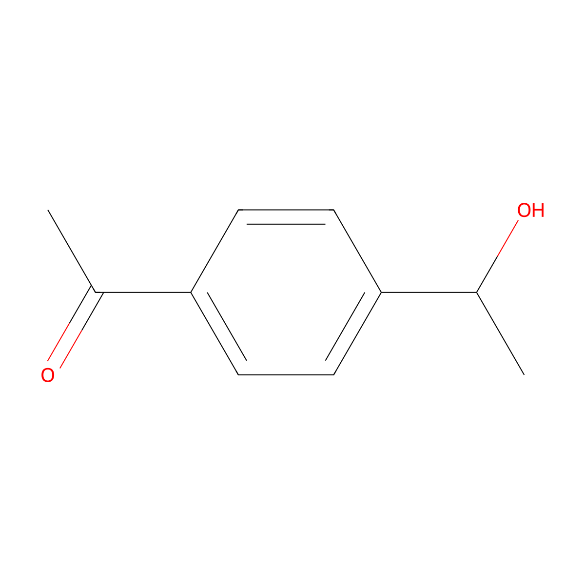 Ethanone, 1-[4-[(1S)-1-hydroxyethyl]phenyl]-(9CI) molecular structure, CAS 185144-38-1