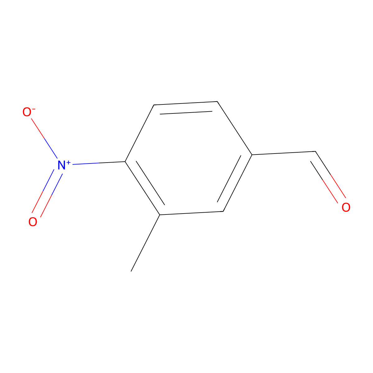 3-Methyl-4-nitrobenzaldehyde molecular structure, CAS 18515-67-8