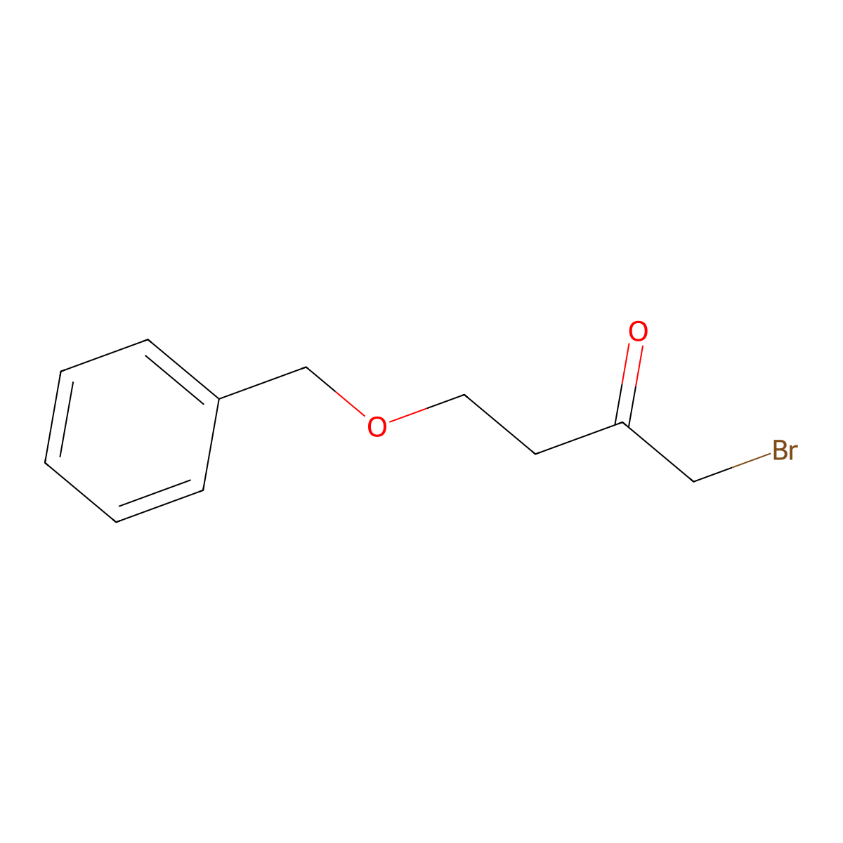 4-Benzyloxy-1-bromo-2-butanone molecular structure, CAS 185155-56-0
