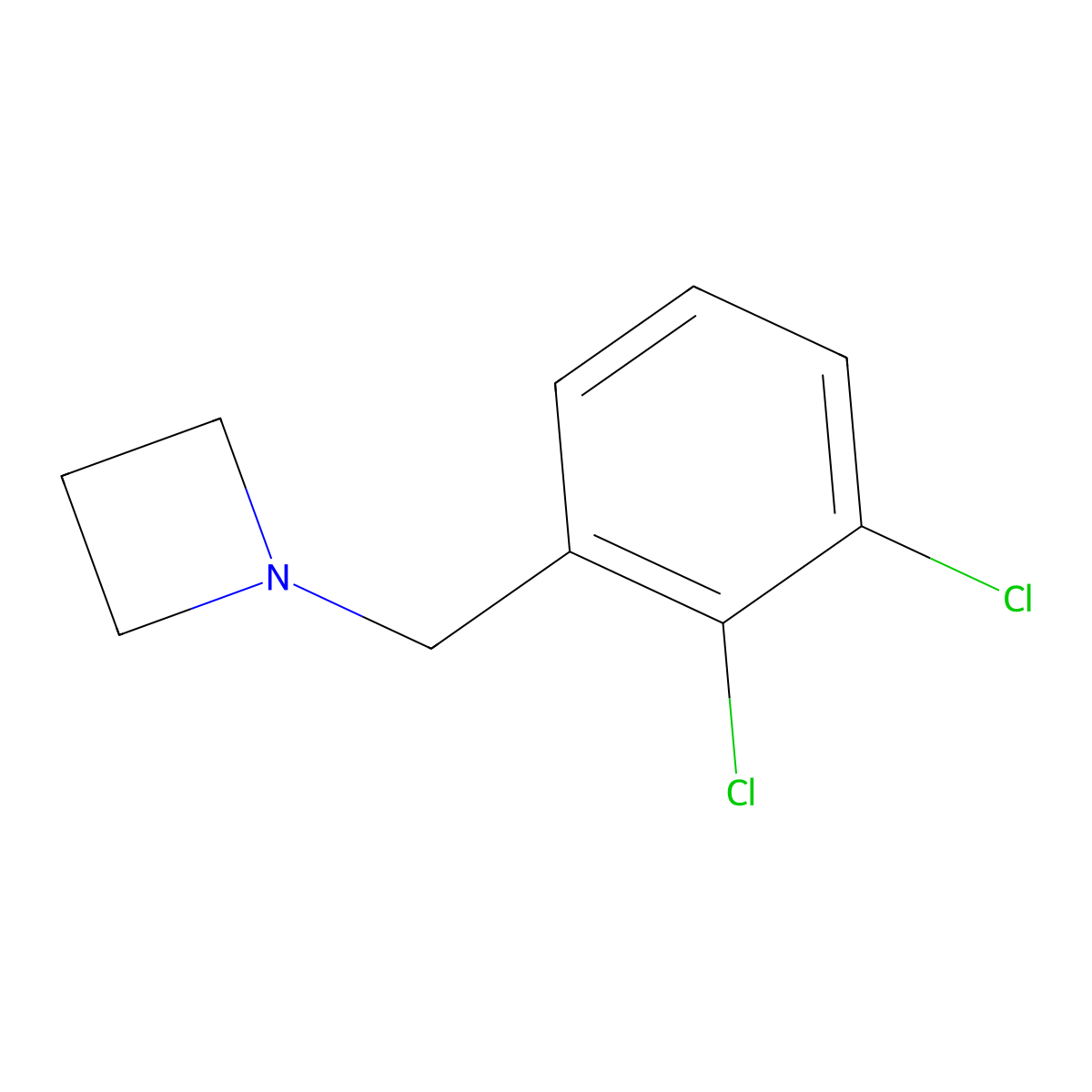 1-(2,3-Dichlorobenzyl)azetidine molecular structure, CAS 1851585-78-8