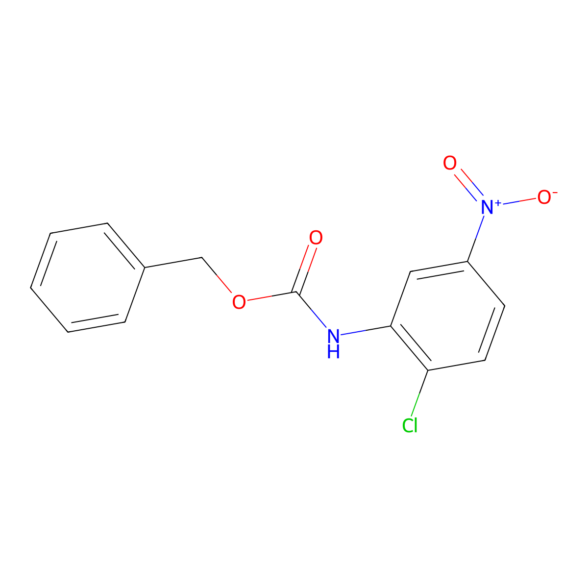 benzyl N-(2-chloro-5-nitrophenyl)carbamate molecular structure, CAS 1851806-07-9