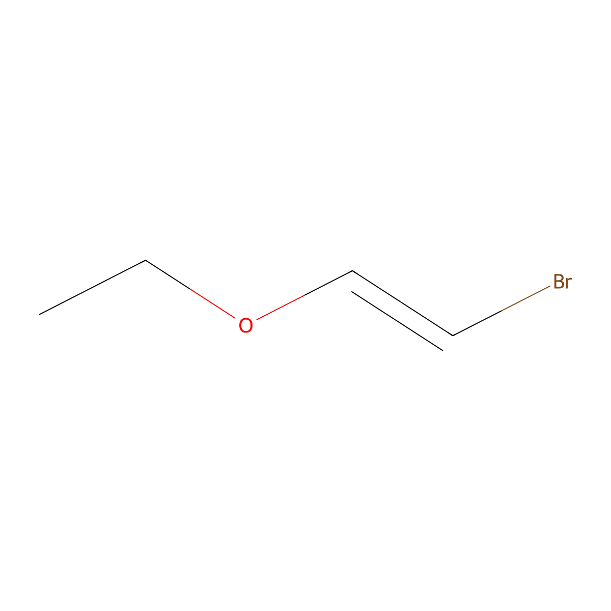 Z-1-Bromo-2-ethoxyethene molecular structure, CAS 18519-95-4