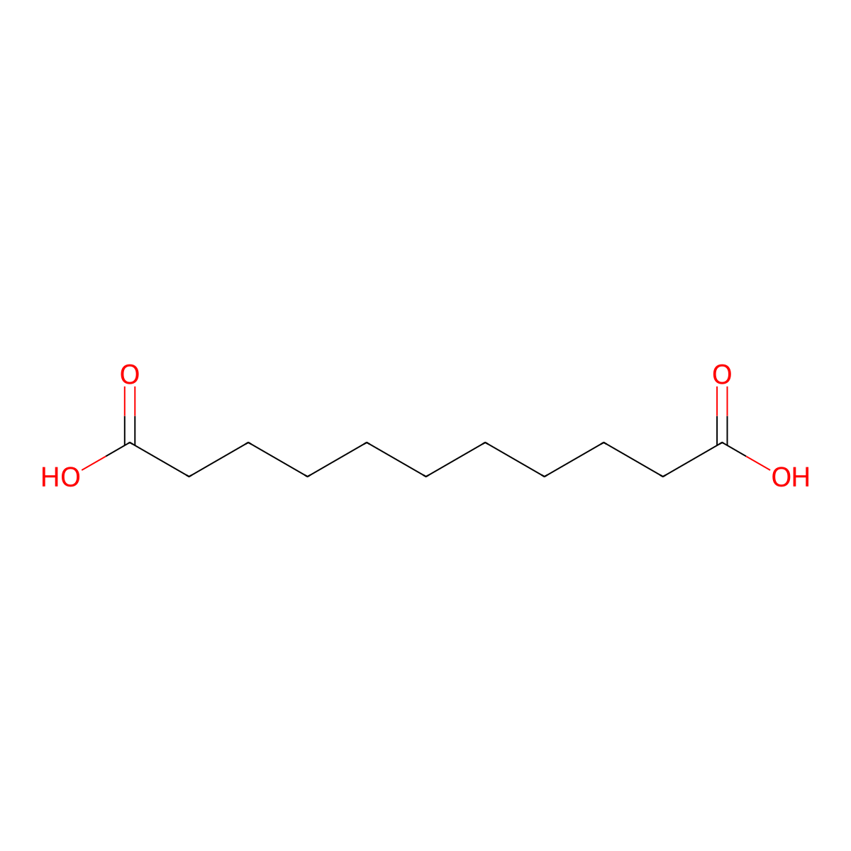 Undecanedioic Acid molecular structure, CAS 1852-04-6