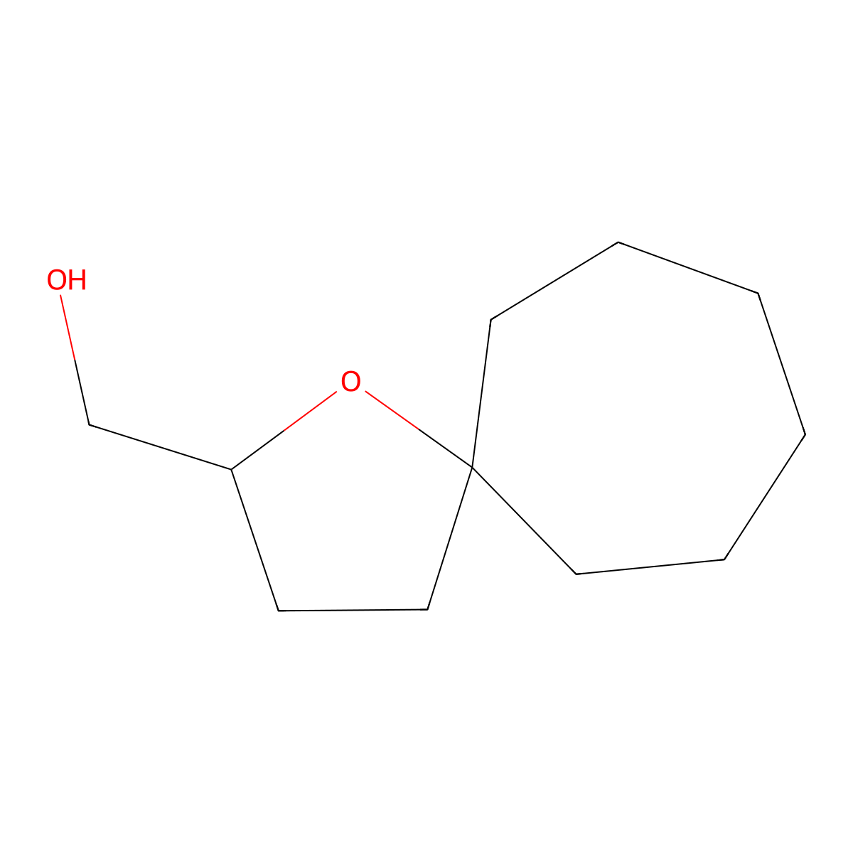 {1-Oxaspiro[4.6]undecan-2-yl}methanol molecular structure, CAS 1852198-45-8