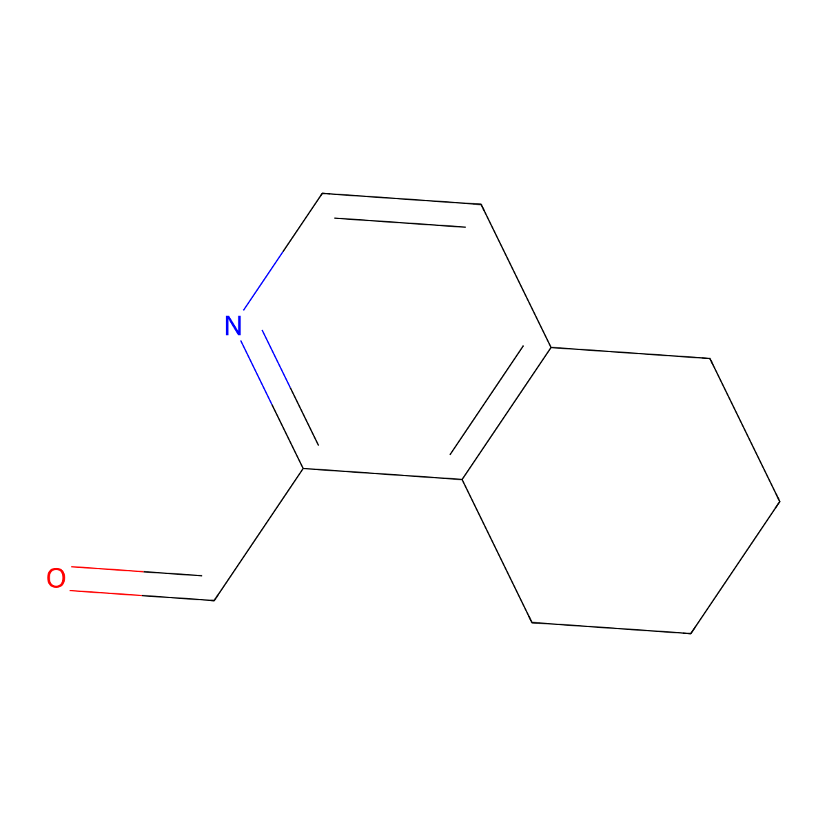5,6,7,8-Tetrahydroisoquinoline-1-carbaldehyde molecular structure, CAS 185220-65-9