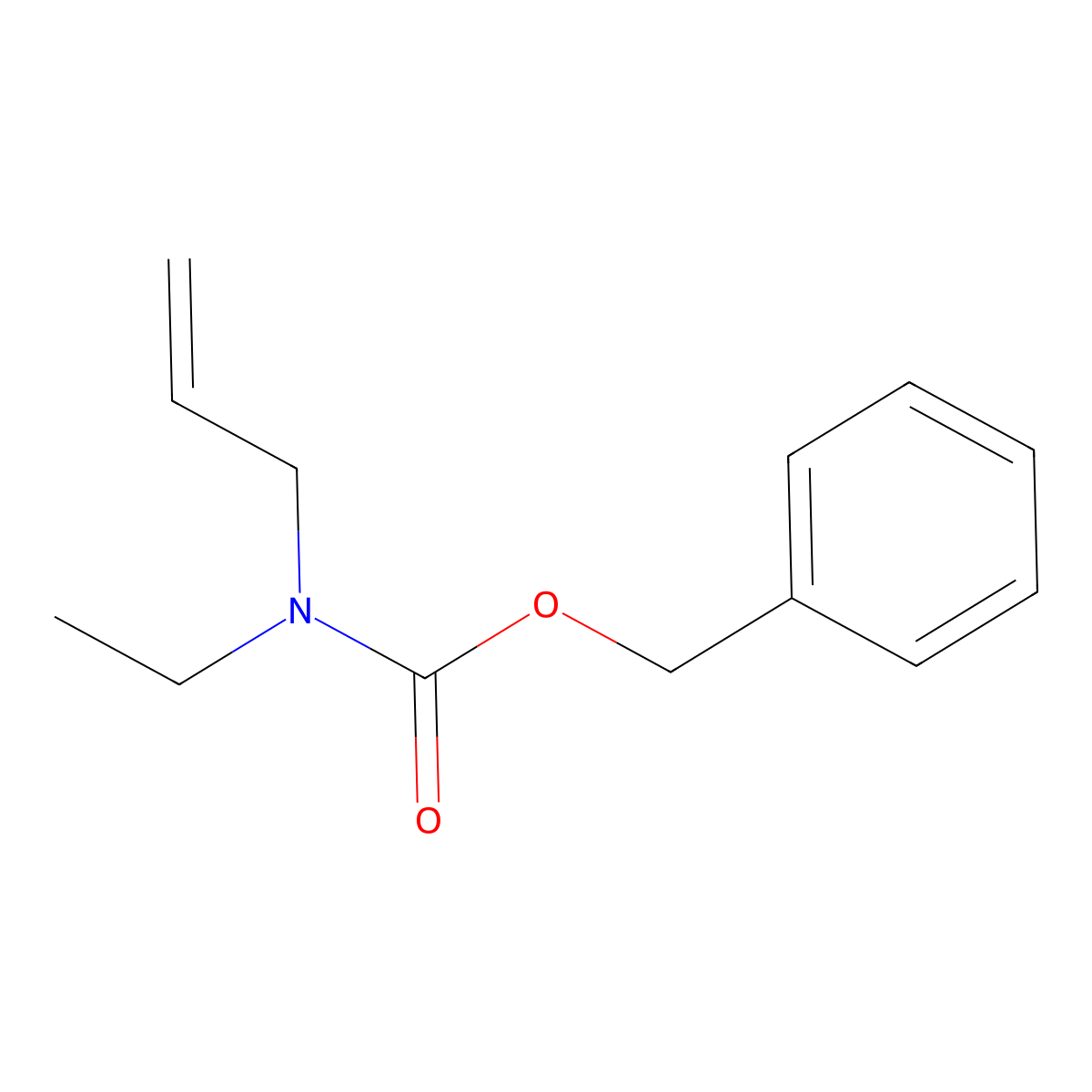 benzyl N-ethyl-N-(prop-2-en-1-yl)carbamate molecular structure, CAS 1852483-49-8