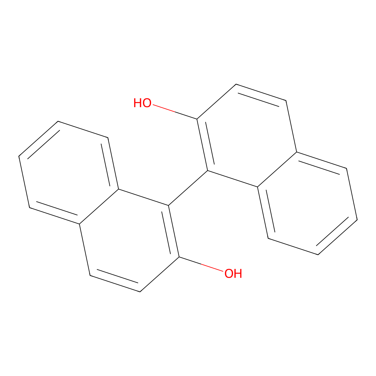 Binol molecular structure, CAS 1853-99-2