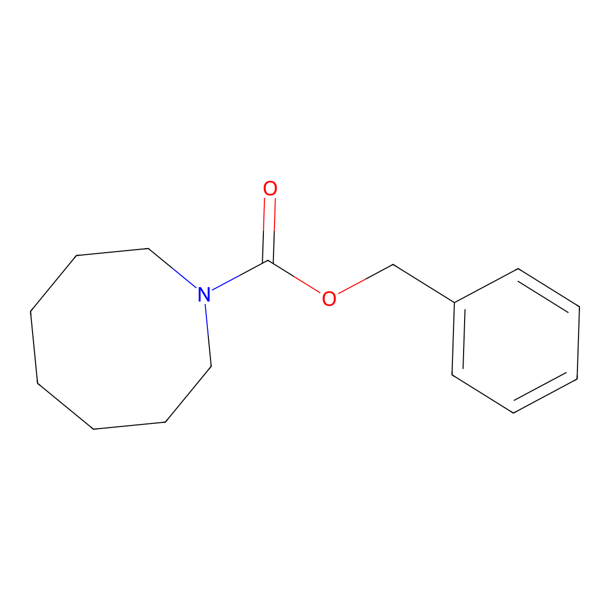 Benzyl azocane-1-carboxylate molecular structure, CAS 1853061-35-4