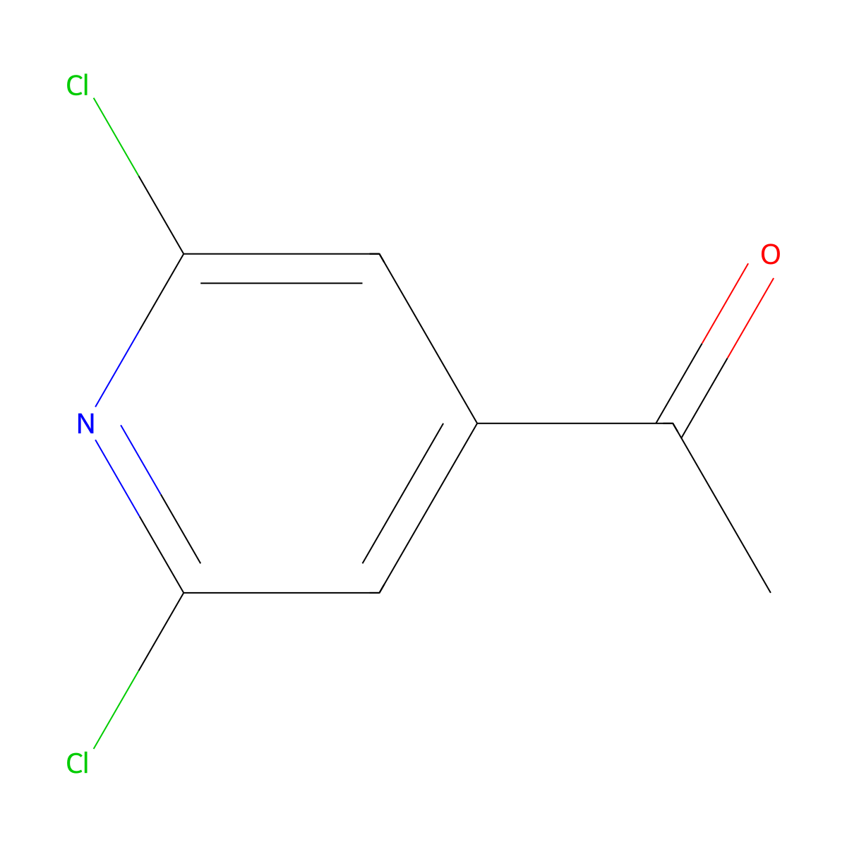 1-(2,6-Dichloropyridin-4-YL)ethanone molecular structure, CAS 185319-20-4