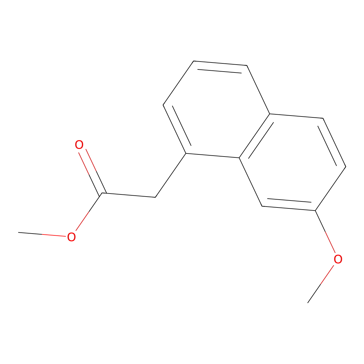 Methyl (7-methoxy-1-naphthyl)acetate molecular structure, CAS 185336-03-2