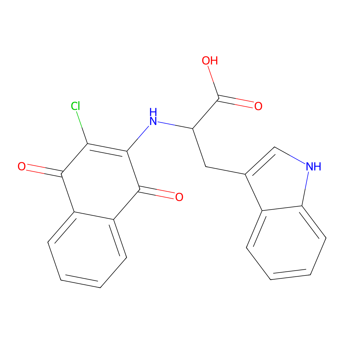 Cl-NQTrp molecular structure, CAS 185351-23-9