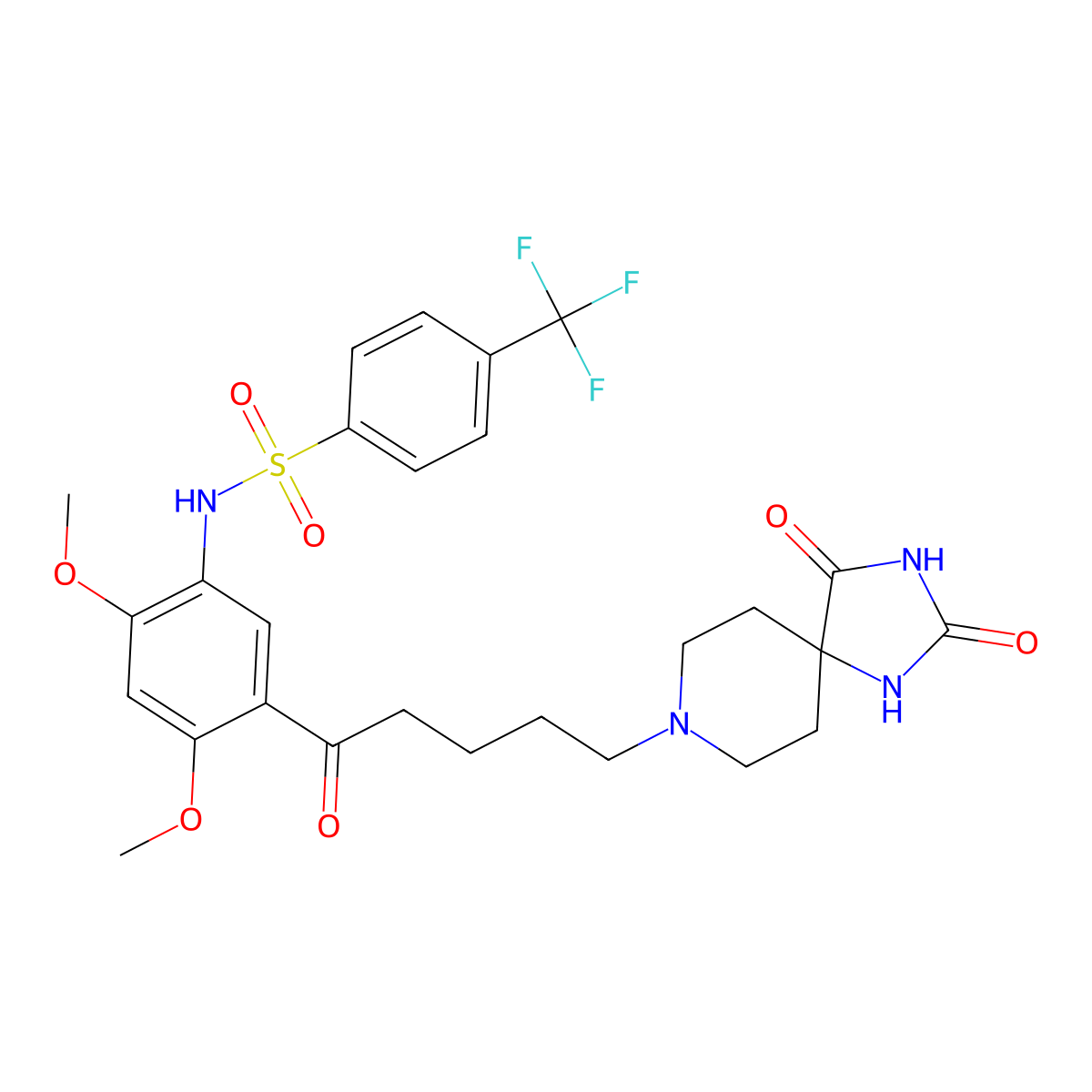 RS-102221 molecular structure, CAS 185376-97-0