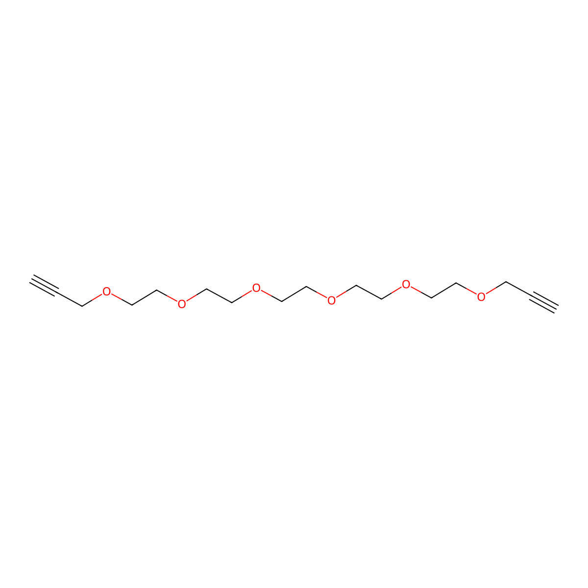 4,7,10,13,16,19-Hexaoxadocosa-1,21-diyne molecular structure, CAS 185378-83-0