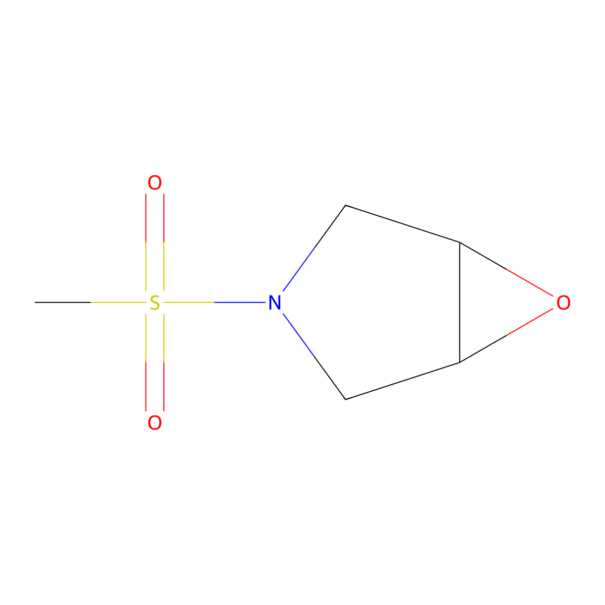 3-(Methylsulfonyl)-6-oxa-3-azabicyclo[3.1.0]hexane molecular structure, CAS 185423-66-9