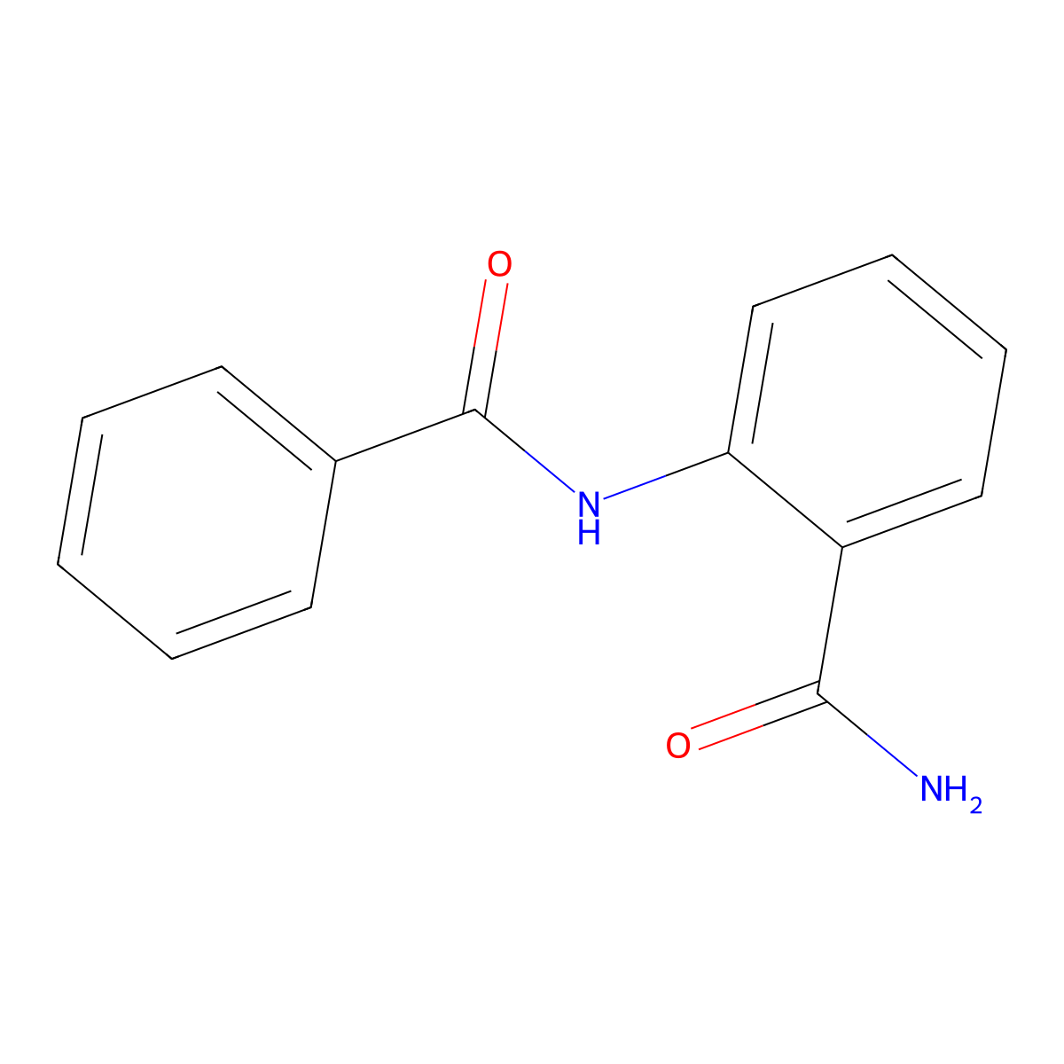 2-(Benzoylamino)benzamide molecular structure, CAS 18543-22-1