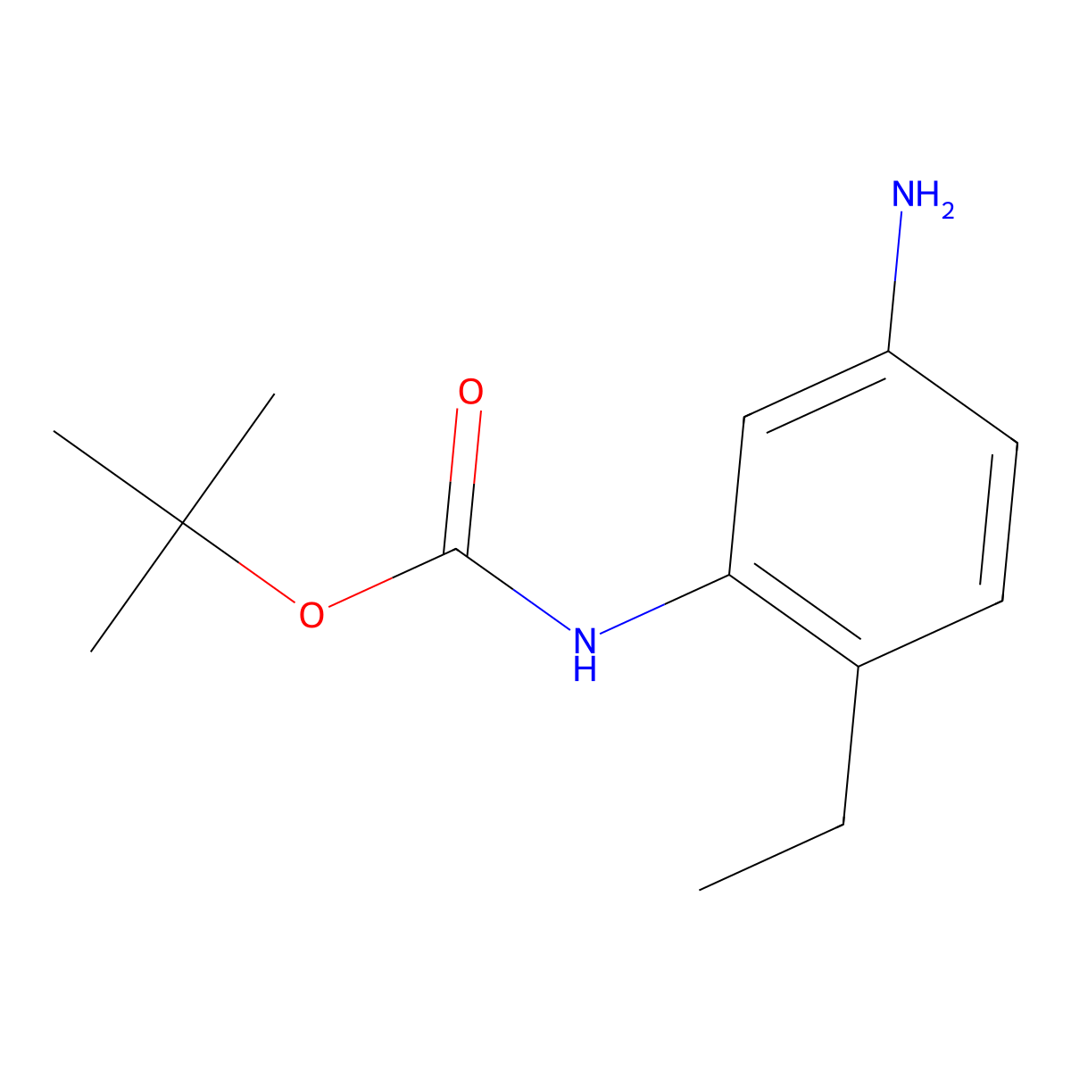 tert-butylN-(5-amino-2-ethylphenyl)carbamate molecular structure, CAS 1854427-74-9