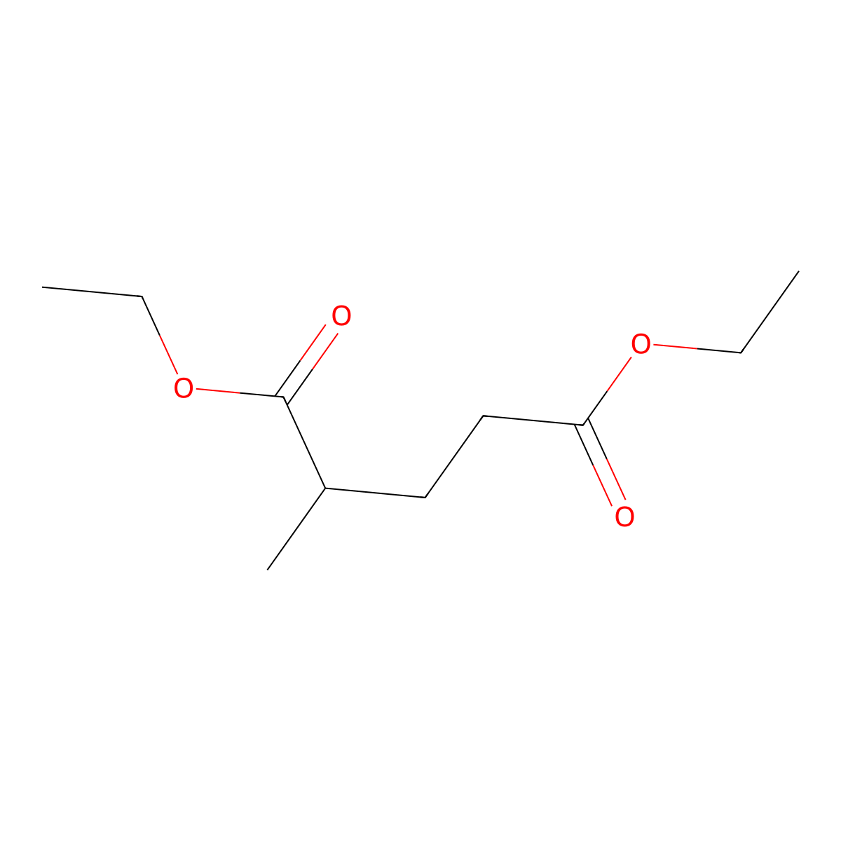 Diethyl 2-methylglutarate molecular structure, CAS 18545-83-0