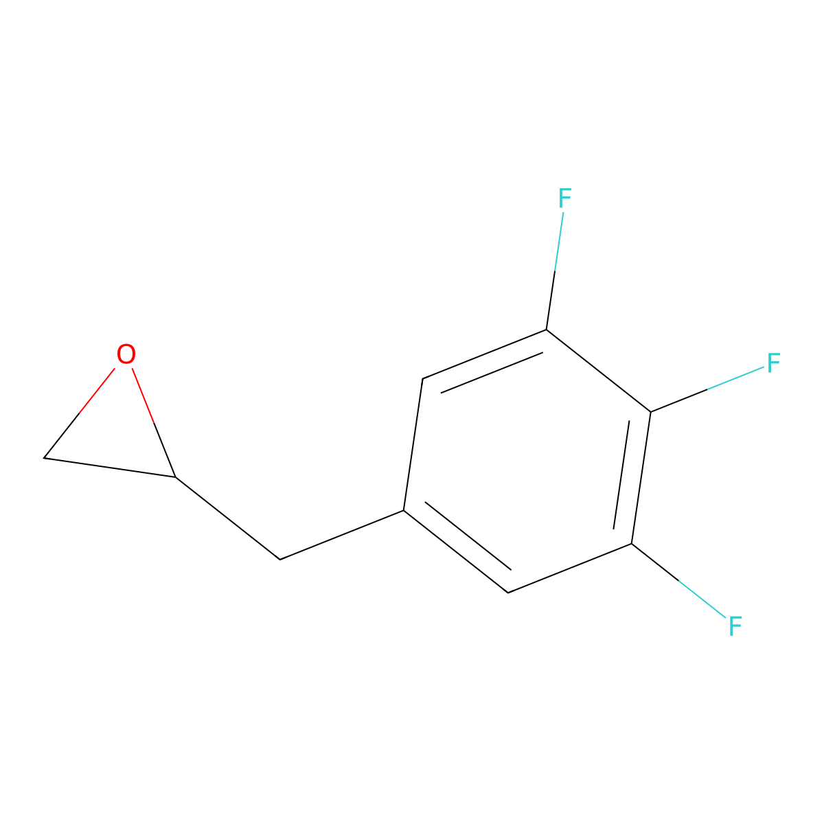 2-[(3,4,5-Trifluorophenyl)methyl]oxirane molecular structure, CAS 1854554-59-8